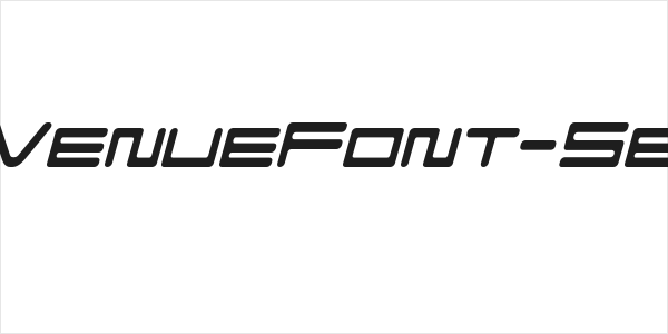 FZeroGXVenueFont-SemLtObliq Logo