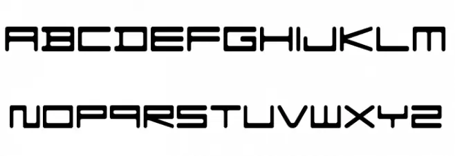 FZeroGXVenueFont-SemiLight फ़ॉन्ट अपरकेस