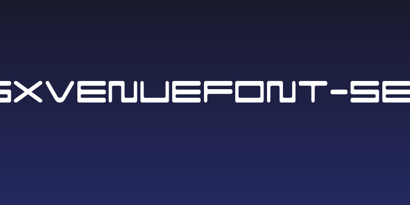 FZeroGXVenueFont-SemiLight Social Header