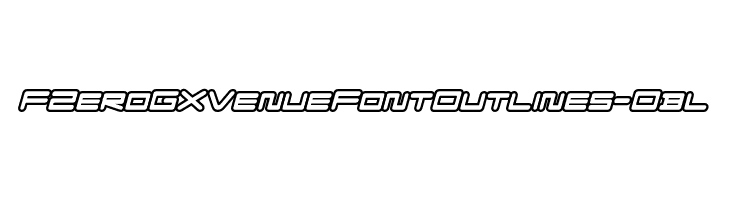 FZeroGXVenueFontOutlines-Obl  font caratteri gratis