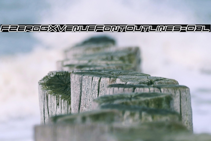 FZeroGXVenueFontOutlines-Obl Example 3