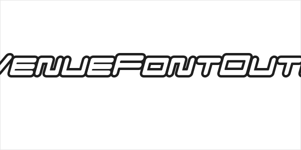 FZeroGXVenueFontOutlines-Obl Logo