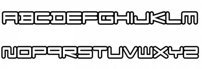 FZeroGXVenueFontOutlines-Reg Polices MAJUSCULES