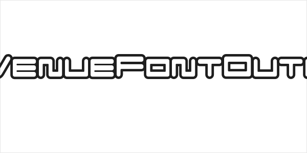 FZeroGXVenueFontOutlines-Reg Logo