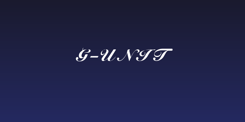 G-Unit Social Header