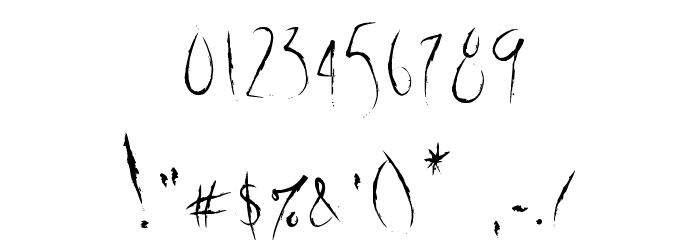 G01 Font OTHER CHARS