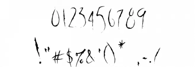 G01 Font OTHER CHARS