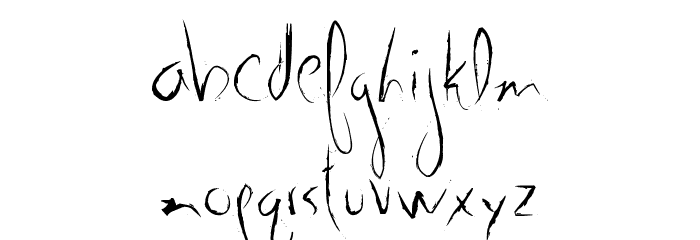 G01 Font LOWERCASE