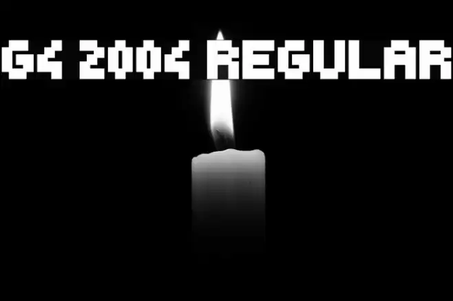 G4 2004 Regular Font examples