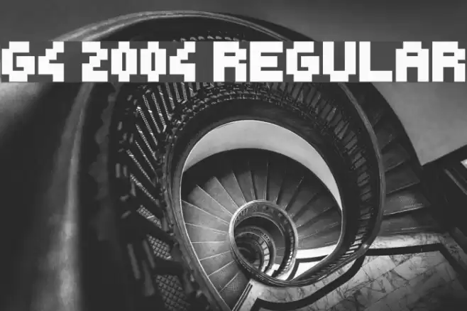 G4 2004 Regular Font examples