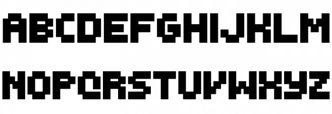 G4 2004 Regular Caratteri MINUSCOLO