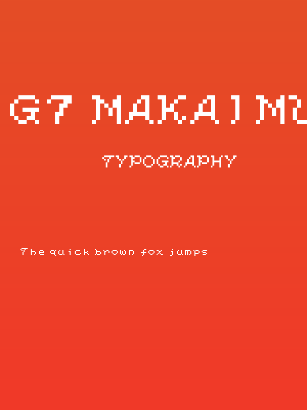 G7 Makaimura TTF Poster