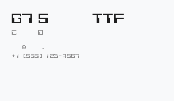 G7 Silkworm TTF Business Card