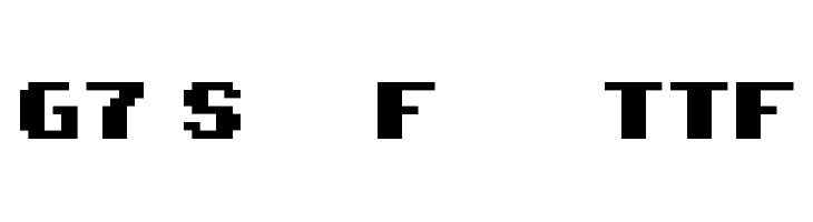 G7 Star Force TTF  Free Fonts Download