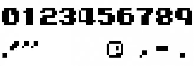 G7 Star Force TTF フォント その他の文字