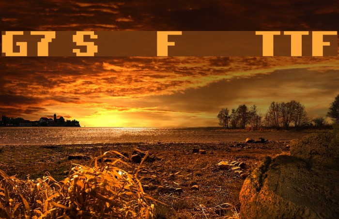 G7 Star Force TTF Font examples
