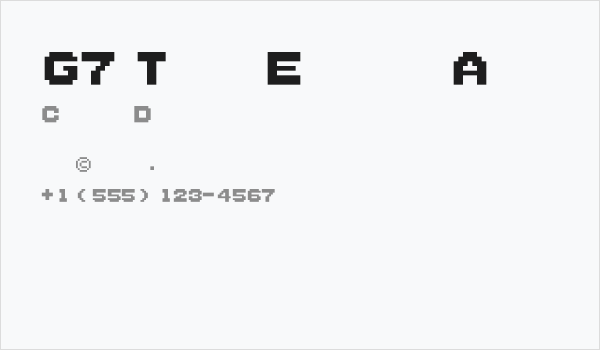 G7 Taito Elevator Action etc. Business Card