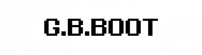 G.B.BOOT  Frei Schriftart Herunterladen