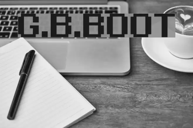 G.B.BOOT Font examples