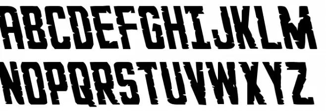 G.I. Incognito Leftalic Schriftart Groß