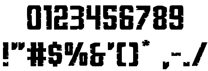 G.I. Incognito Small Regular Font OTHER CHARS