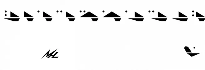 G.Machine Font Alte caractere