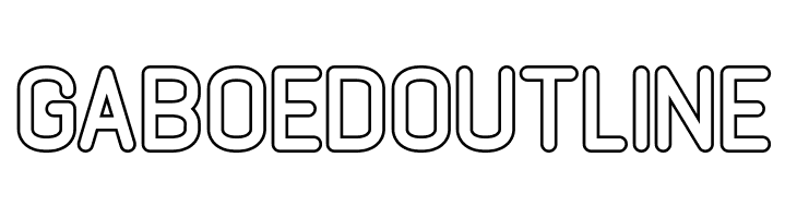 GABOED Outline  Free Fonts Download
