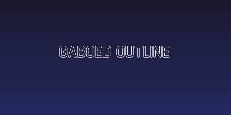 GABOED Outline Social Header