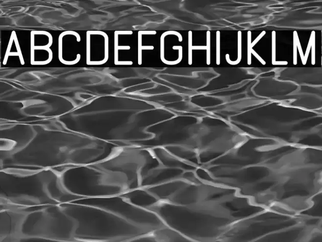 GABOED thin Font examples