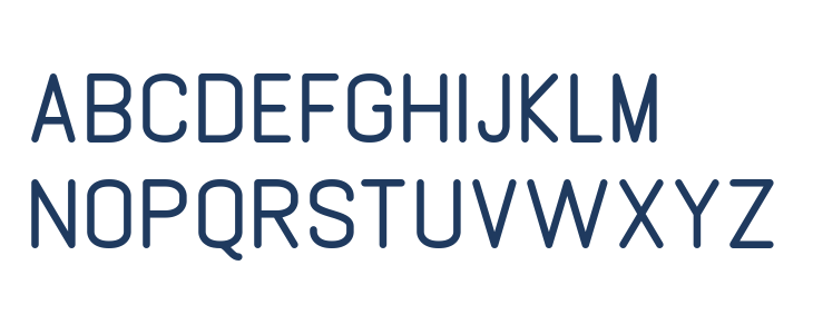 GABOED thin Lowercase