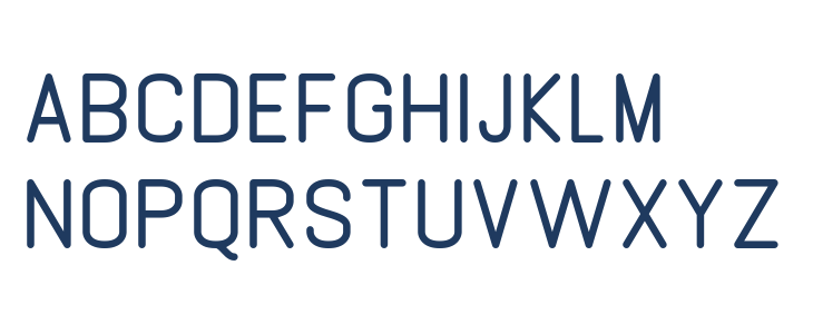 GABOED thin Lowercase