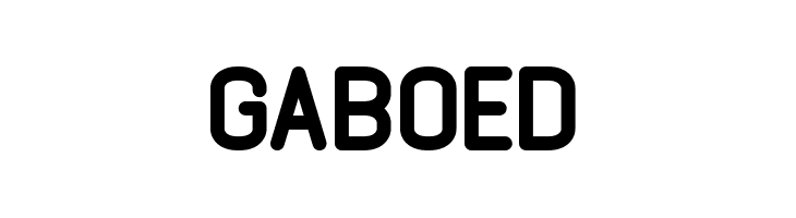 GABOED  免费字体下载