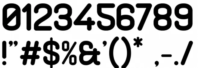 GABOED Font OTHER CHARS