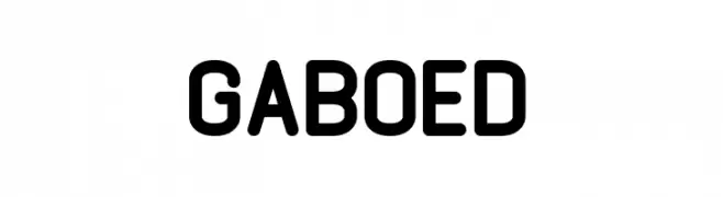 GABOED  Frei Schriftart Herunterladen