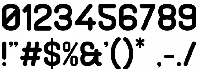 GABOED Font OTHER CHARS