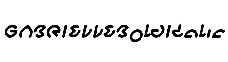 GABRIELLE Bold Italic  font caratteri gratis