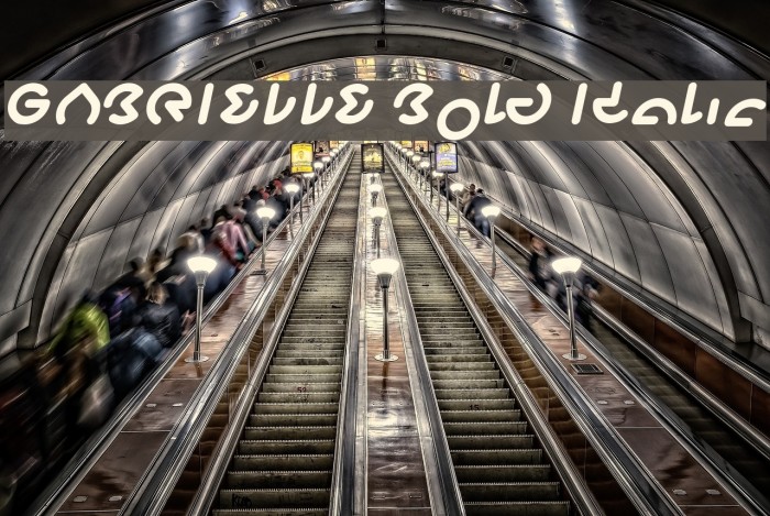 GABRIELLE Bold Italic Example 2