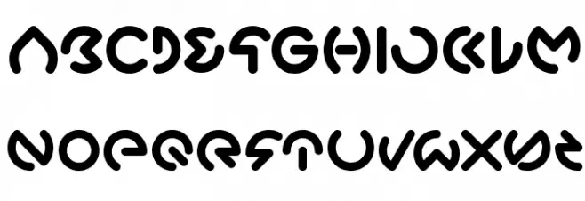 GABRIELLE Bold Schriftart Groß