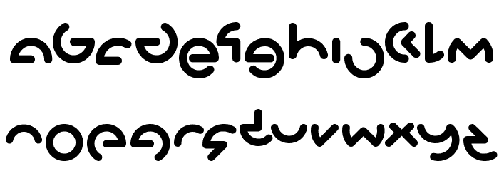 GABRIELLE Bold Font LOWERCASE