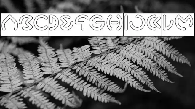 GABRIELLE-Hollow Font examples