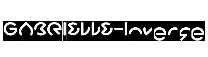 GABRIELLE-Inverse  Free Fonts Download
