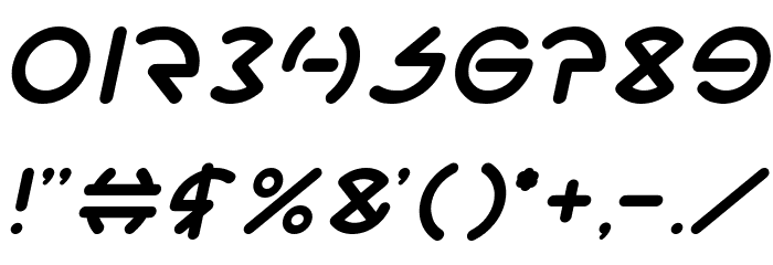GABRIELLE Italic Font OTHER CHARS