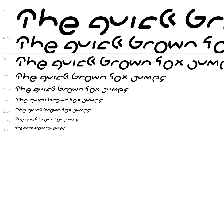 GABRIELLE Italic Waterfall