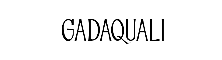 GADAQUALI Font