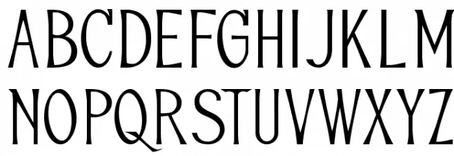 GADAQUALI Шрифта ВЕРХНИЙ