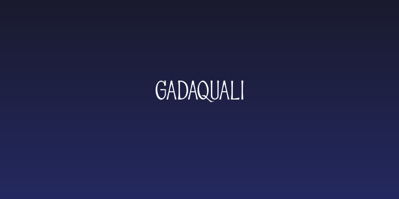 GADAQUALI Social Header