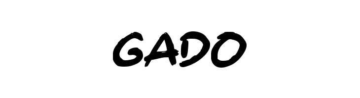 GADO  les polices de caractères gratuit tlcharger