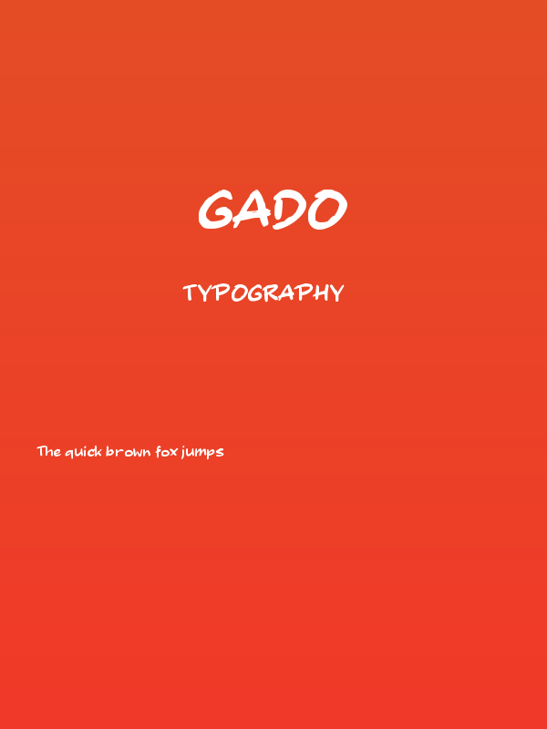 GADO Poster