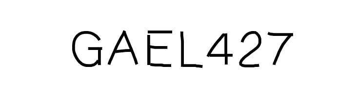 GAEL427  नि: शुल्क फ़ॉन्ट्स डाउनलोड