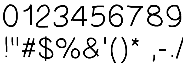GAEL427 Font OTHER CHARS